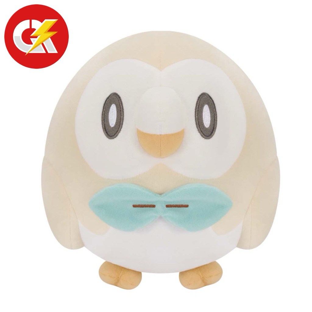 Boneka plush Pokemon Rowlet Pokemon Peaceful Place Original Pokemon Banpresto