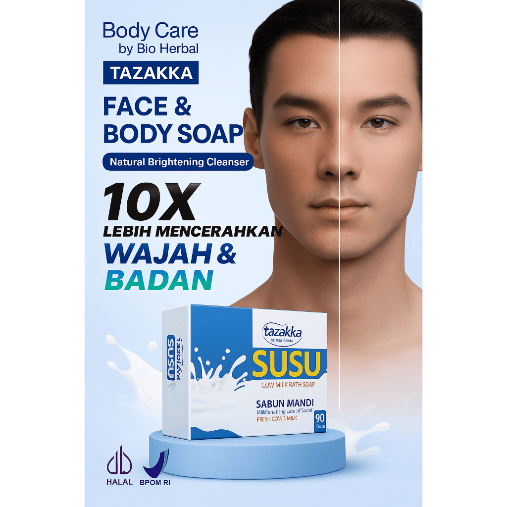 Sabun Pemutih Wajah Muka Glowing Permanen BPOM Yang Ampuh Original Ori 100% Tercepat Terbaik Cepat U