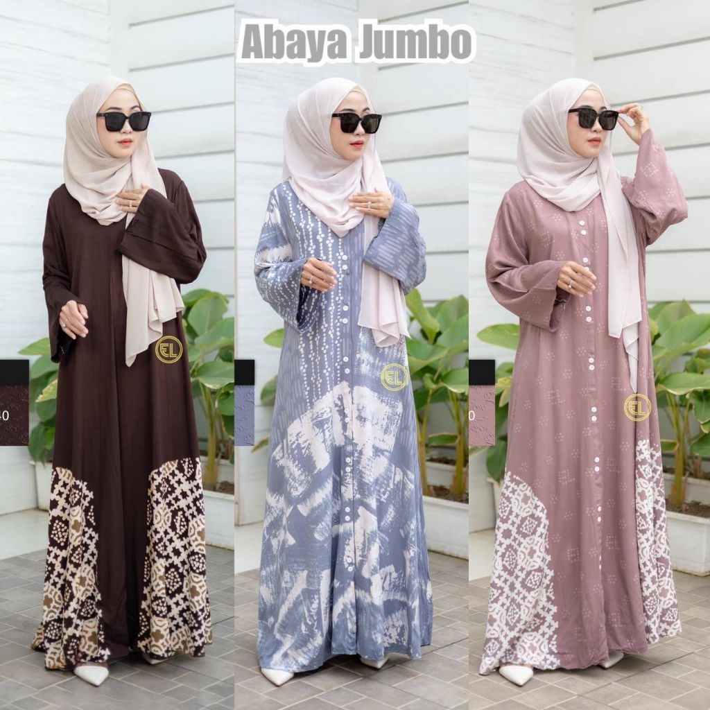 TERBARU Dress Abaya gamis twill ori by batik elzhaf
