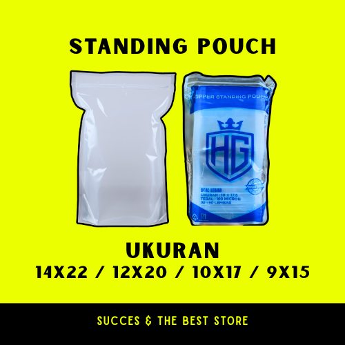 Standing Pouch Bening Berbagai Ukuran