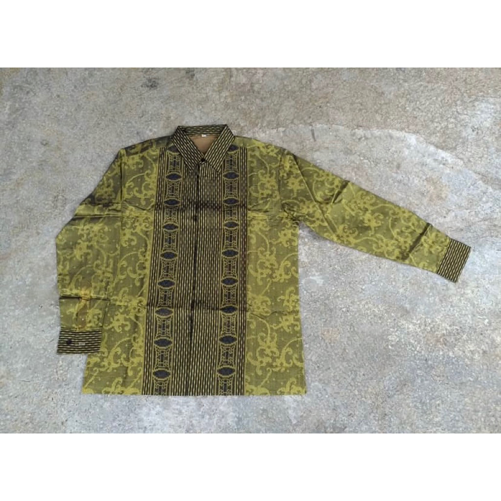Kemeja Songket Baron, Kemeja Tenun Baron, Kemeja Tenun, Kemeja Tenun Murah, Kain Jepara