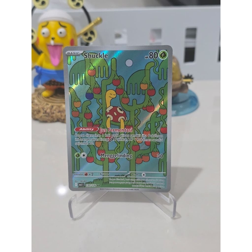 Kartu Shuckle AR 130/126 Pokemon TCG Indonesia