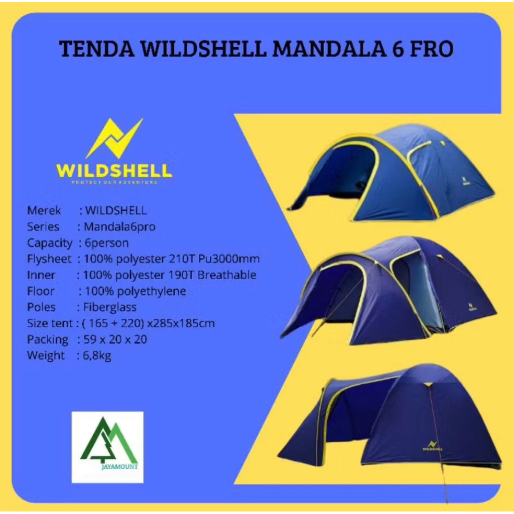 Tenda wildshell mandala 6
