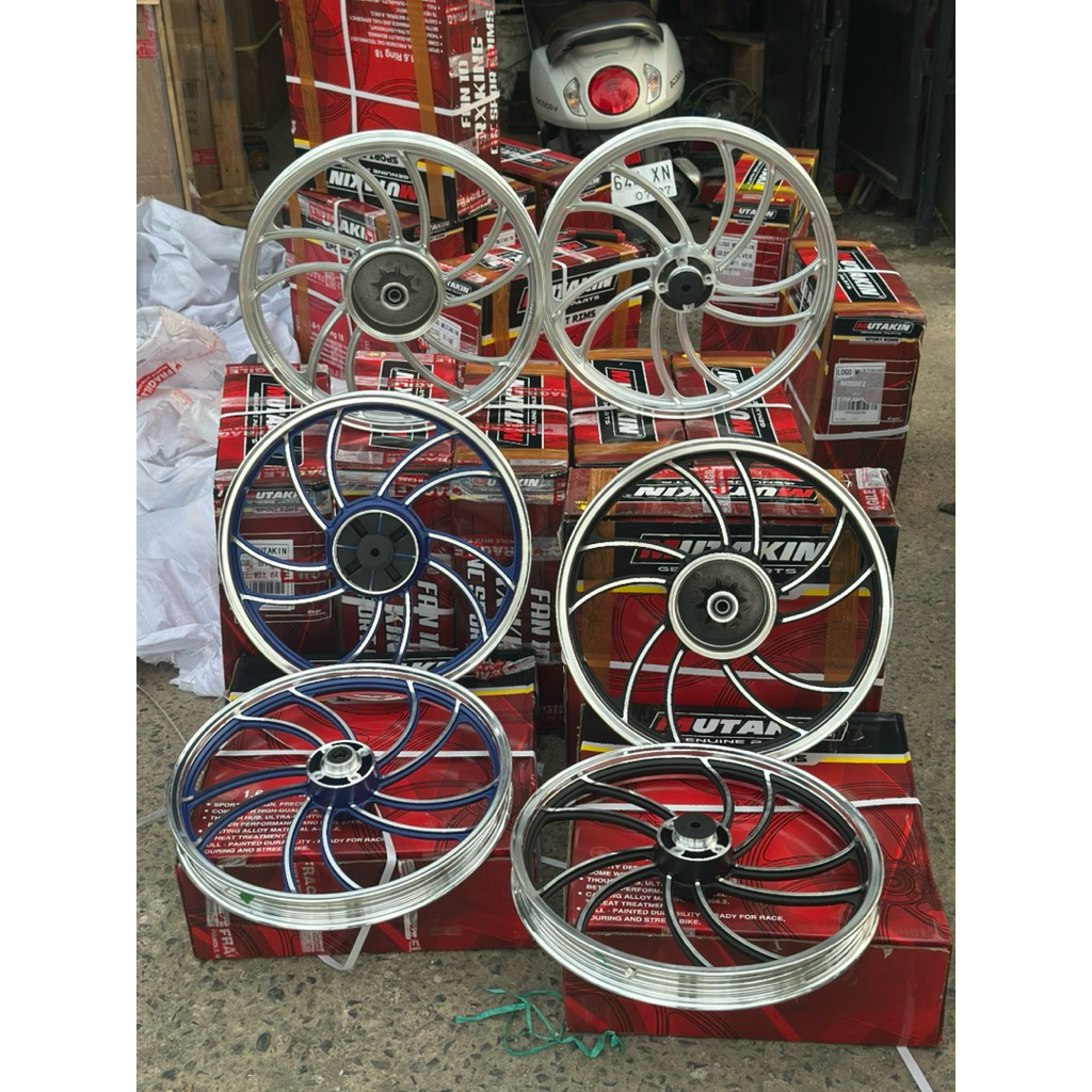 Velg model cefiro R18 pnp rxking tinggal pasang