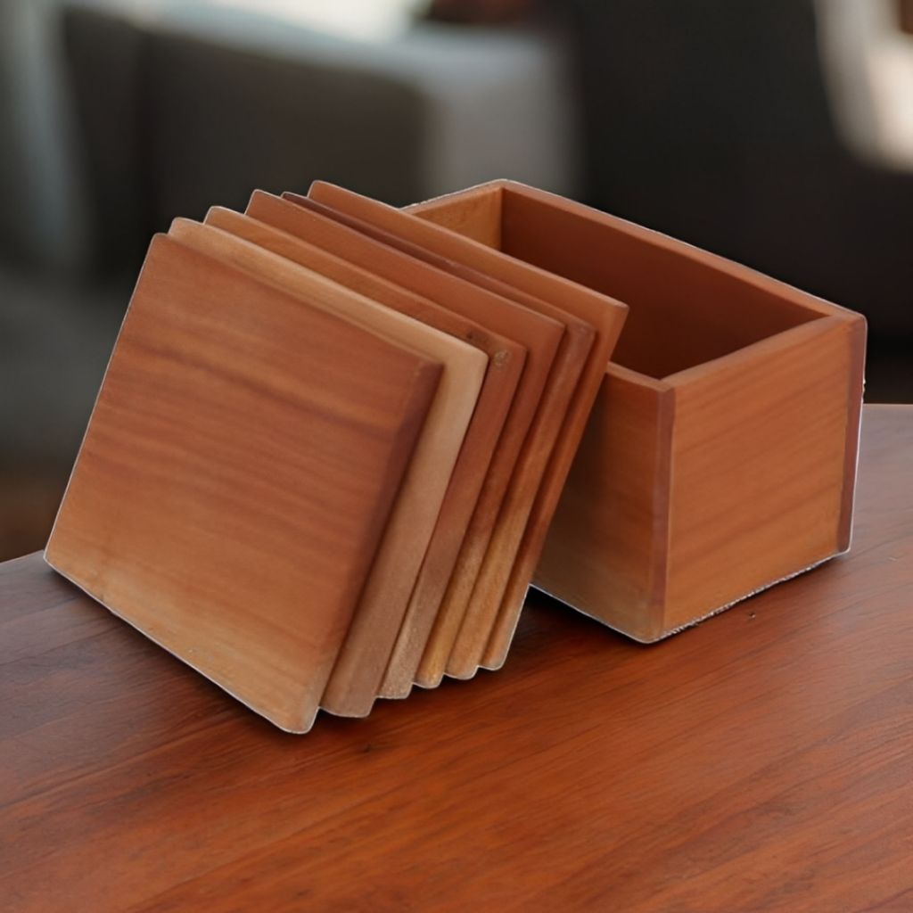 KOTAK MEJA/Box Kecil Wooden Kotak Penyimpanan