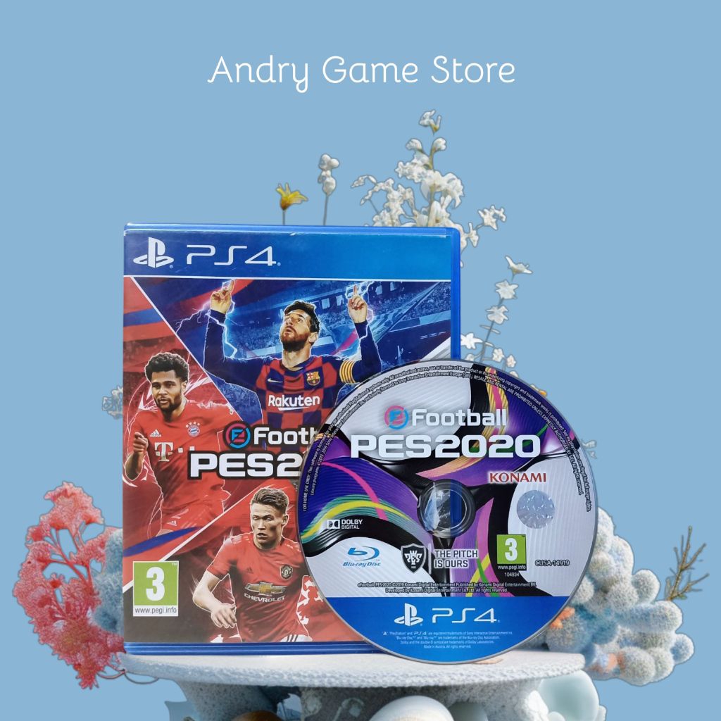 KASET GAME PS4 PES 2020 ORIGINAL SECOND PS4  MULUS FREE (LINK UPDATE TERBARU SEPTEMBER 2025/2026
