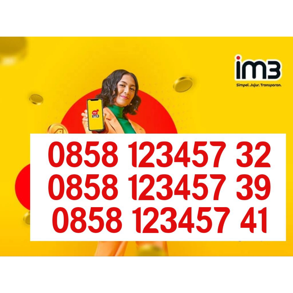 nomor cantik indosat elegan top urut naik