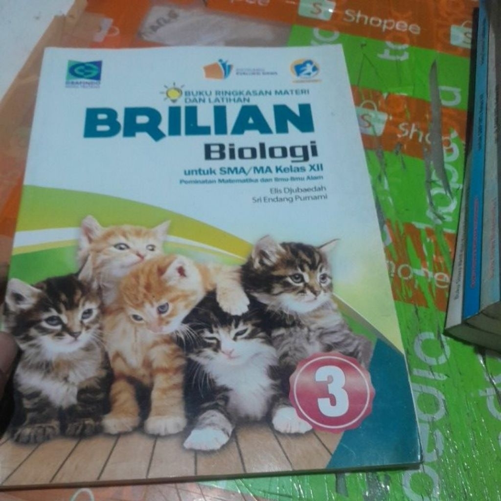 BUKU BRILIAN BIOLOGI UNTUK SMA KELAS XII/3/12 KURIKULUM K13 REVISI PENERBIT GRAFINDO