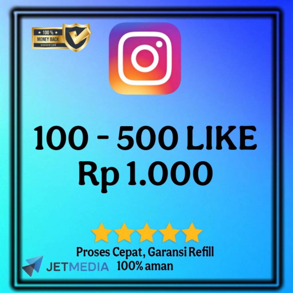 LIKE PERMANEN BERGARANSI MURAH JASA TAMBAH LIKE INSTAGRAM