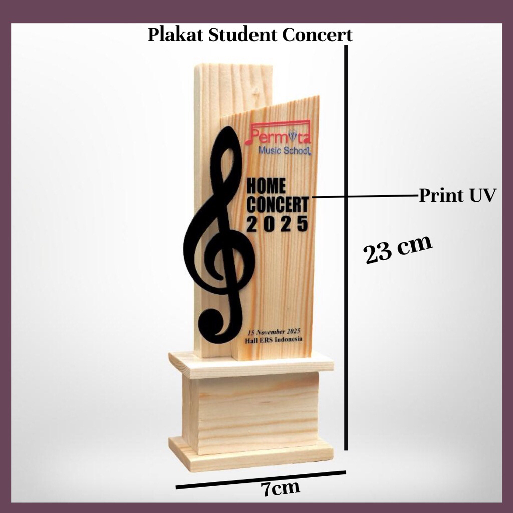 Trophy Musik / Piala Nada Musik / Piala Musik / Piala Student Konser / Thropy Musik