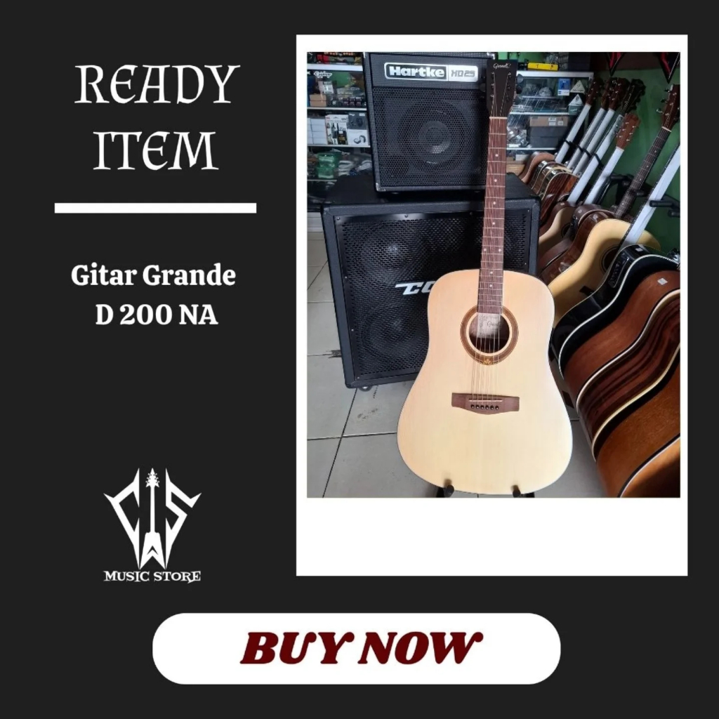 Gitar Grande D 200 Natural