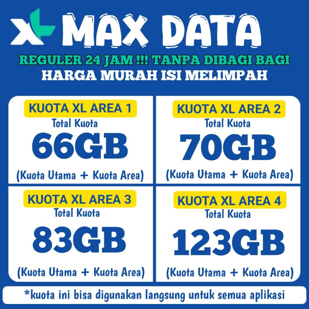 KUOTA XL & AXIS MURAH DANA PELAJAR