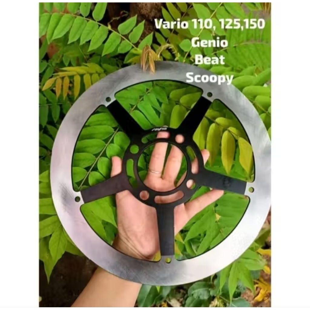 DISC PIRINGAN CAKRAM SUNSTAR BUTA DATAR 260MM LUBANG 4 BEAT VARIO SCOOPY GENIO DLL