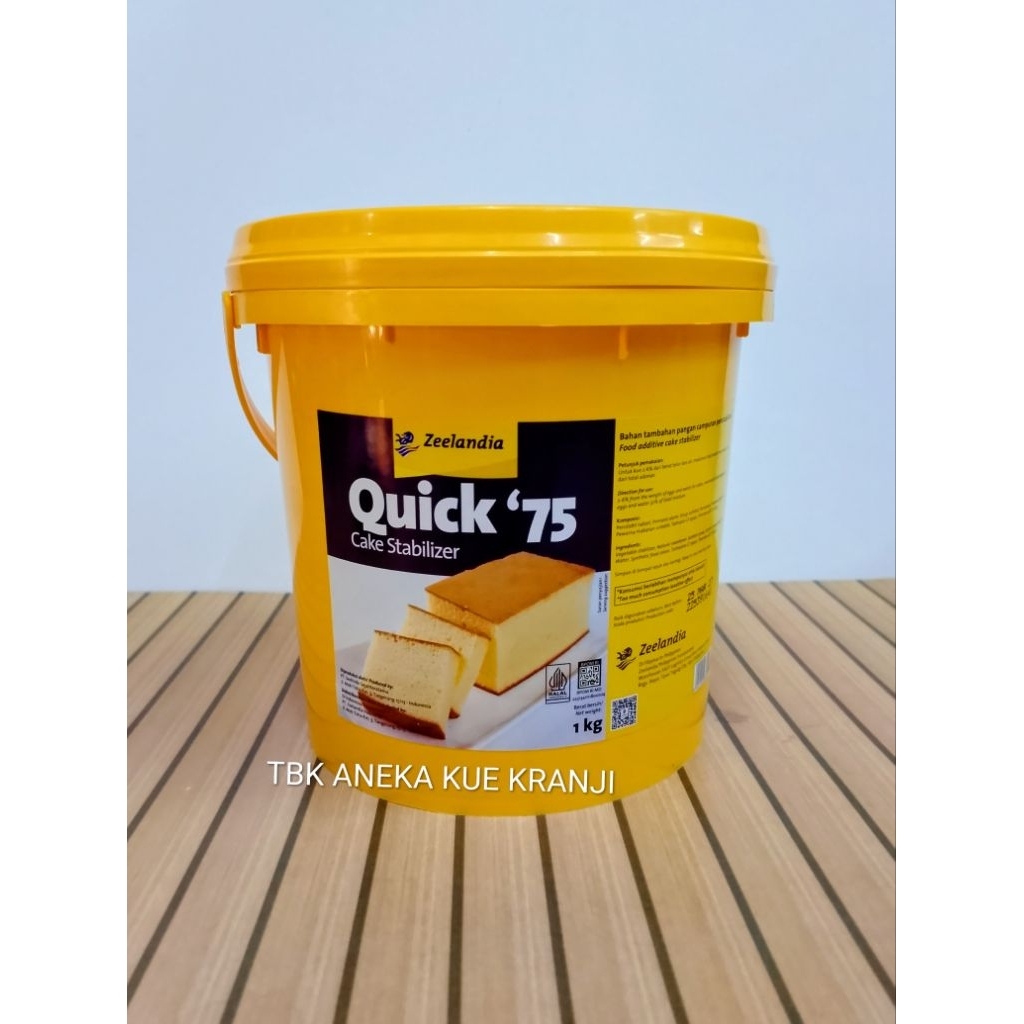 QUICK 75 KEMASAN 1KG / QUICK 75 CAKE STABILLIZER