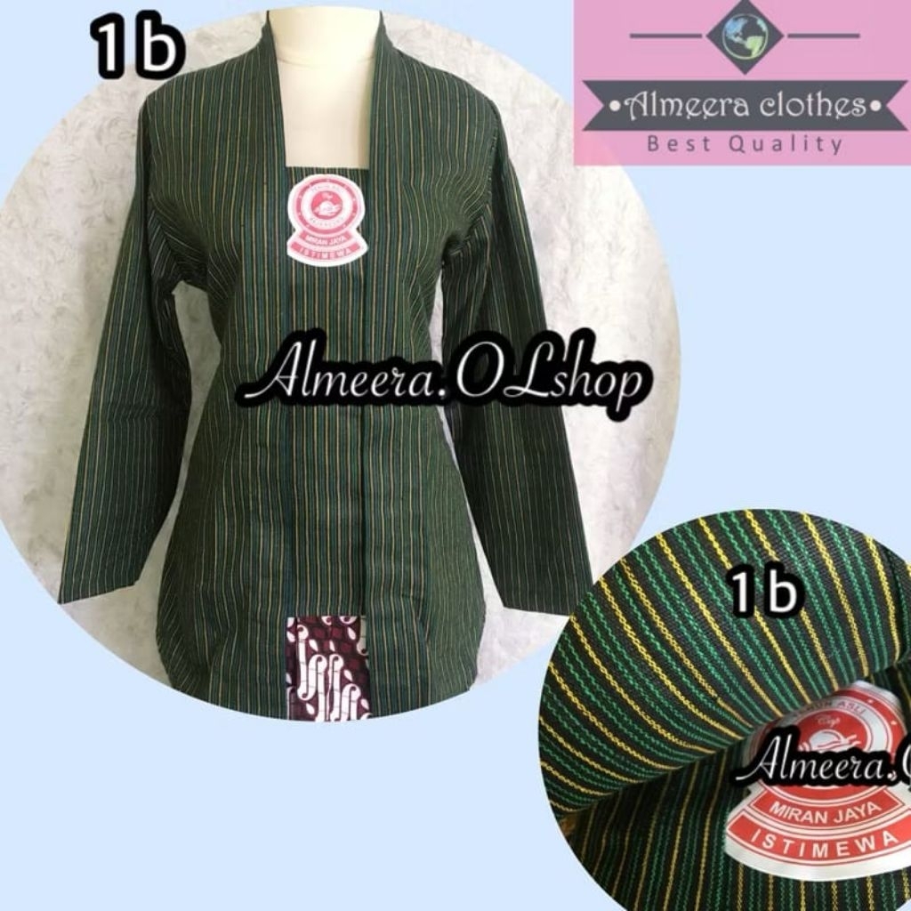 kebaya lurik kutu baru