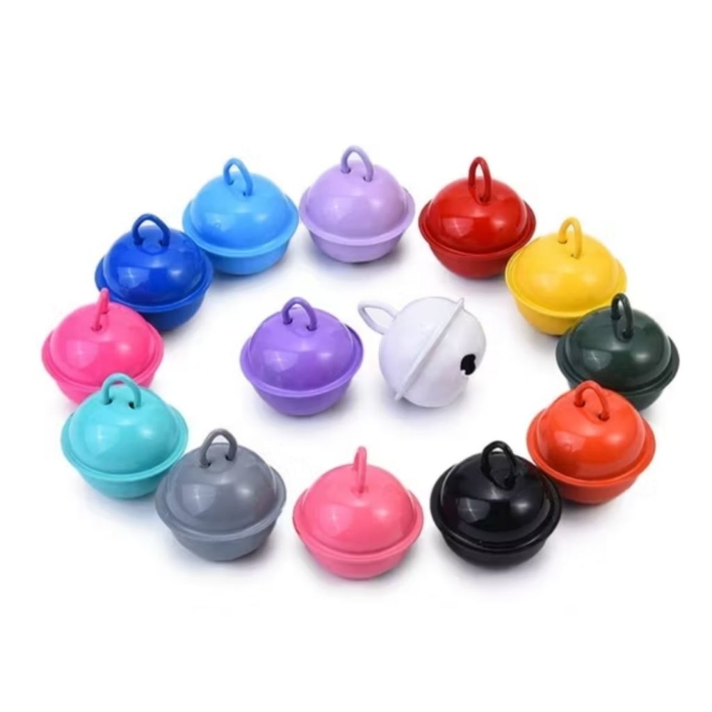 Pcs 22 mm  Lonceng/ Lonceng DIY Gantungan Bahan Metal /Lonceng kecil kerincing Warna Permen Candy/Ke