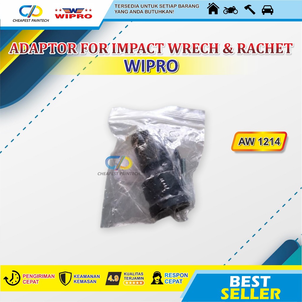 Wipro Adaptor for Impact Wrench (Set) AW-1214 / Adaptor Impact