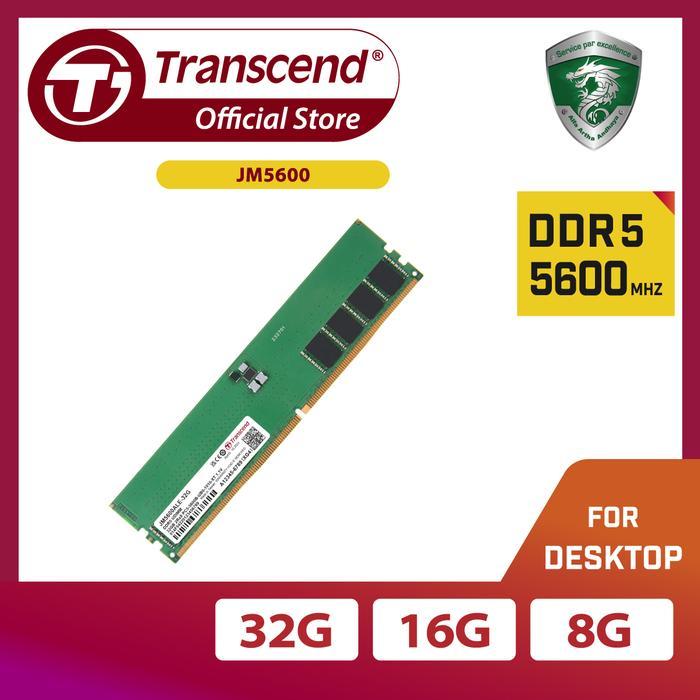 Ram Transcend DDR5 32GB 16GB 8GB 5600Mhz - Longdimm Transcend DDR5 8GB 16GB 32GB 5600Mhz