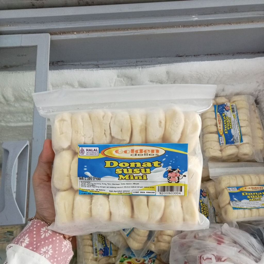 Delies donat mini susu isi 24pcs