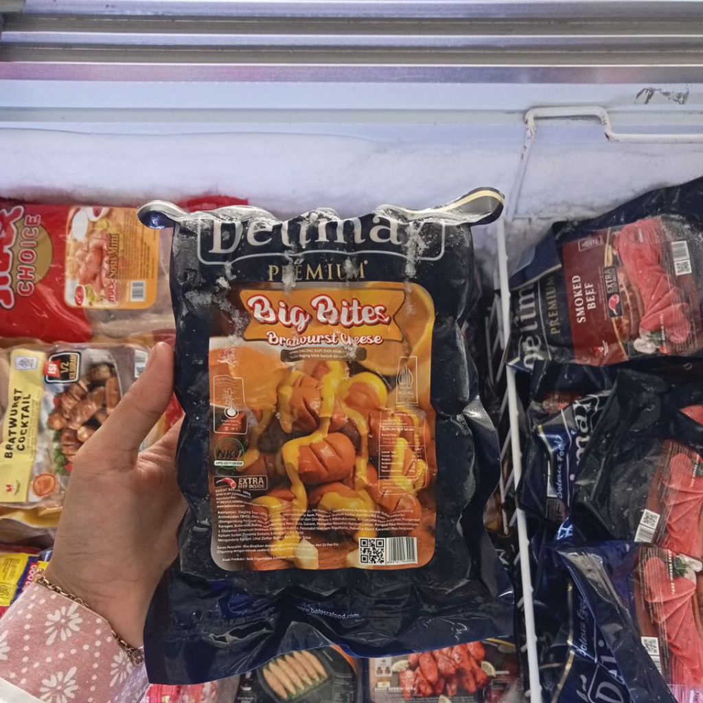 Delimax sosis bratwurs cheese 300gr