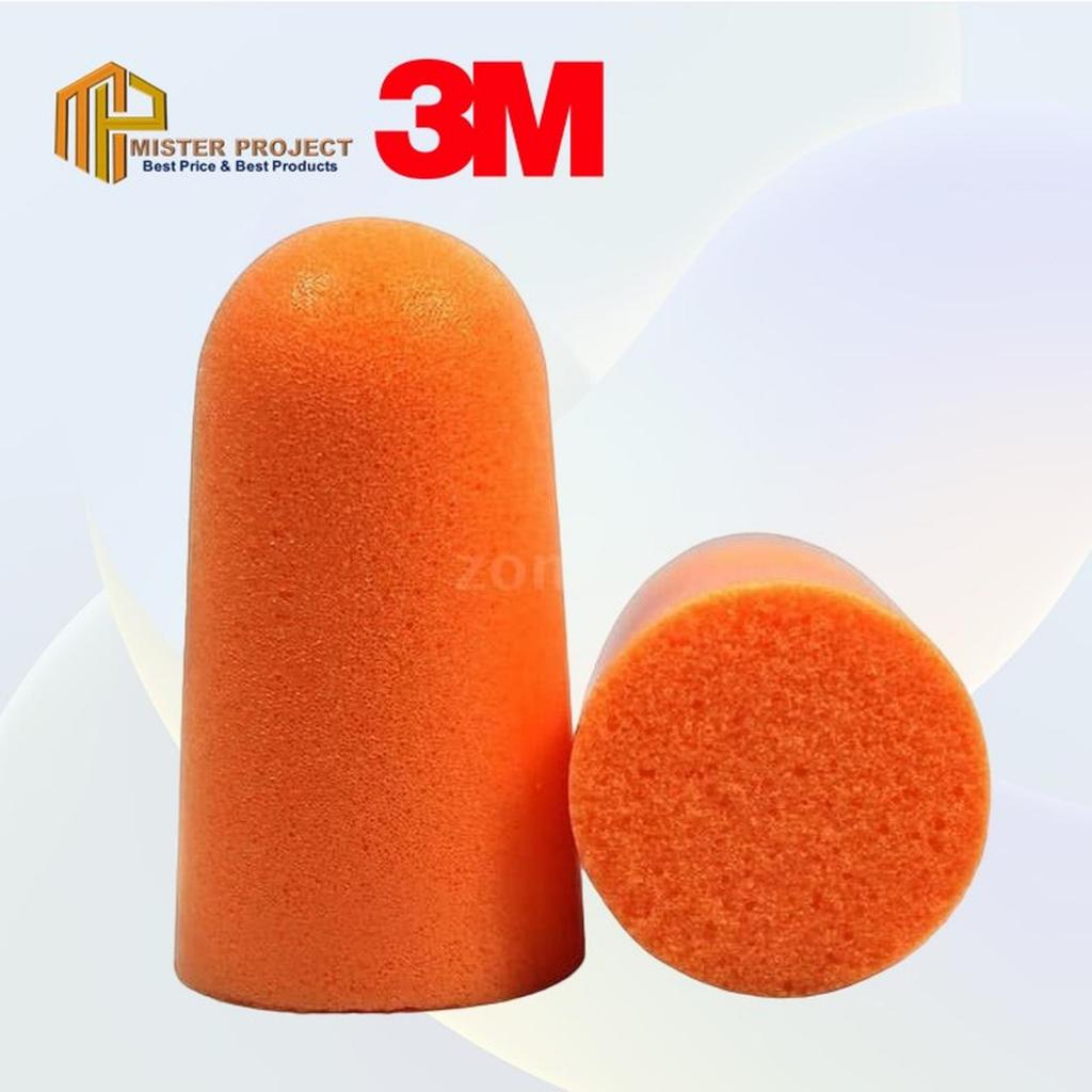 Ear Plug 3M 1100 Pelindung Penutup Telinga Foam Ear Plug Protector