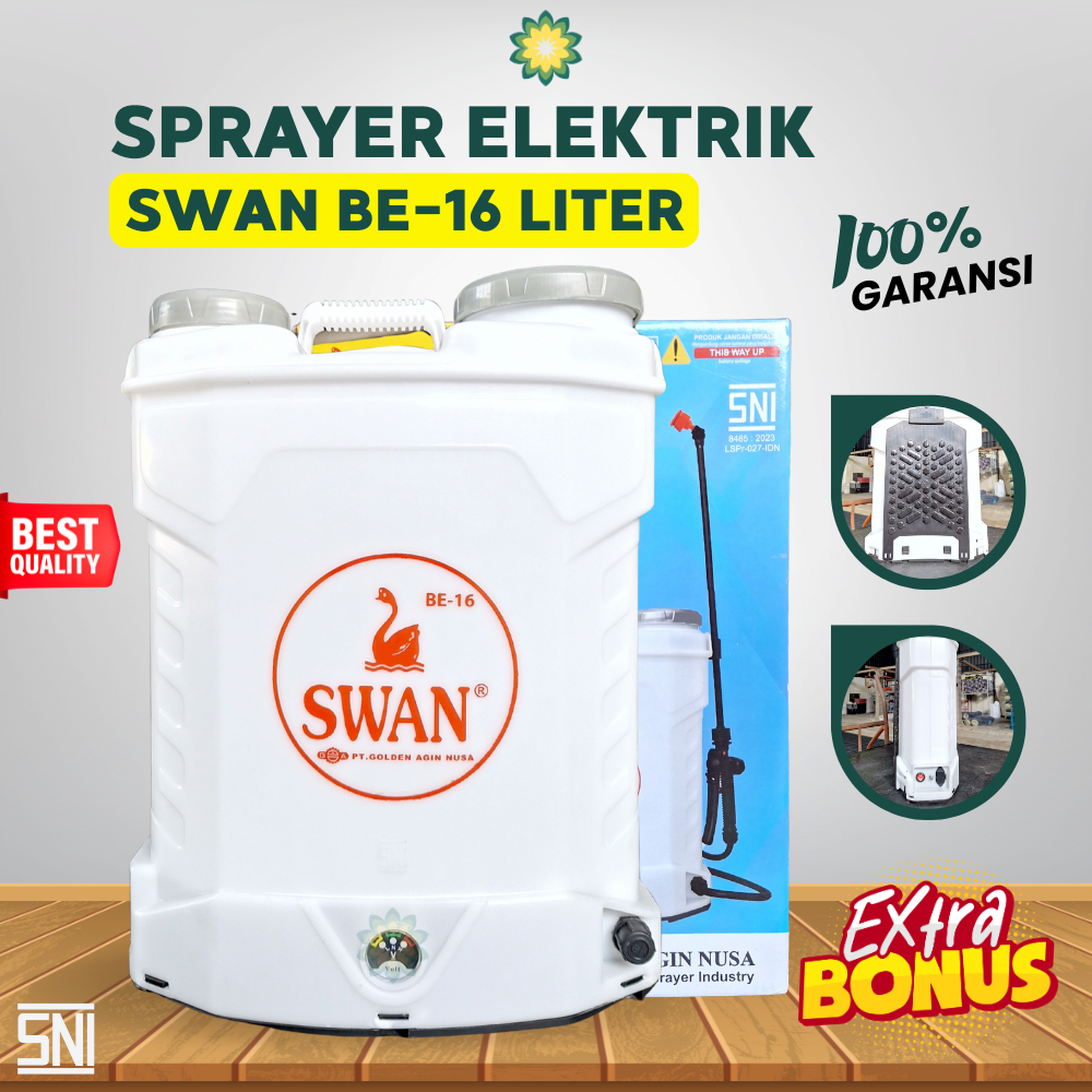 Sprayer Elektrik Swan BE-16 Tangki Elektrik Semprot 16 Liter