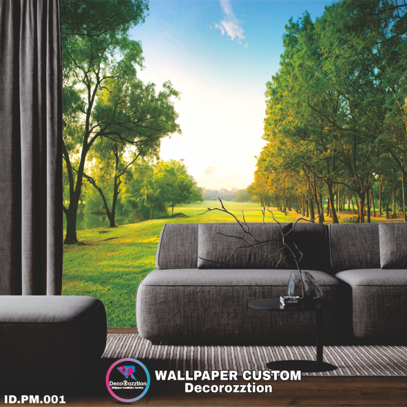 Wallpaper Pemandanga 3D / Wallpaper Custom Pemandangan / 3D Wallpaper