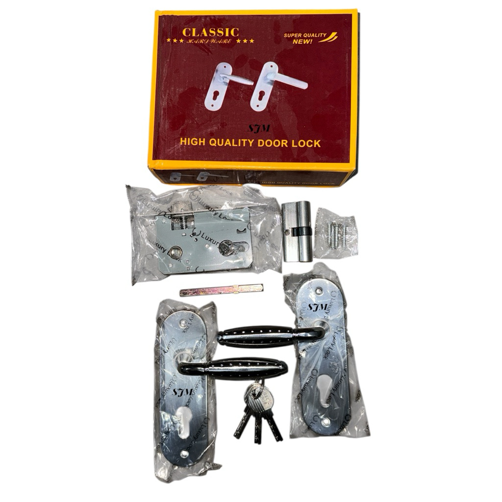 Kunci Engkol Pintu Kecil CLASSIC Set Stainless