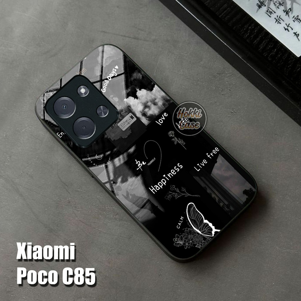 Case Poco C85 - Softcase Glass Kaca Poco C85 - Casing Hp Poco C85 - Silikon Poco C85 - Kesing Xiaomi