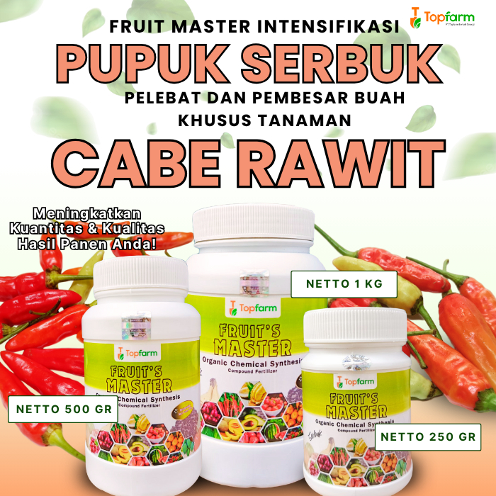 Pupuk Serbuk Cabe Rawit / Pupuk Perangsang Pelebat Cabe Rawit / Pupuk Cabe Rawit Agar Cepat Berbuah 
