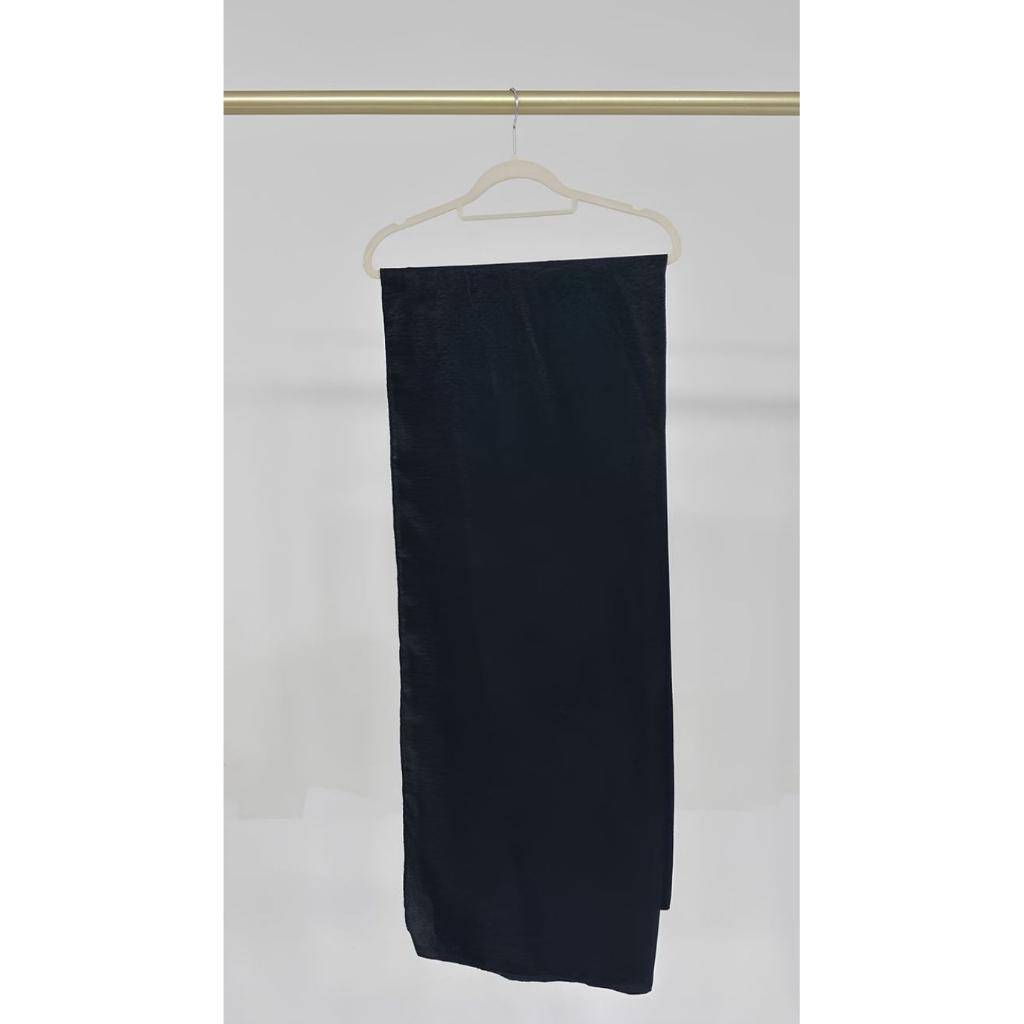 Pashmina Chiffon Arab Jetblack Premium