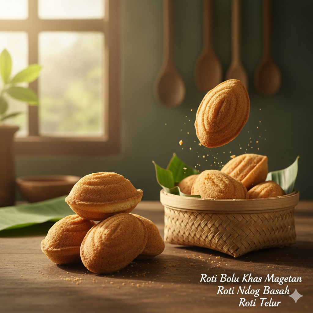 Roti Bolu Telur Khas Magetan Roti Ndog Bolu Rahayu