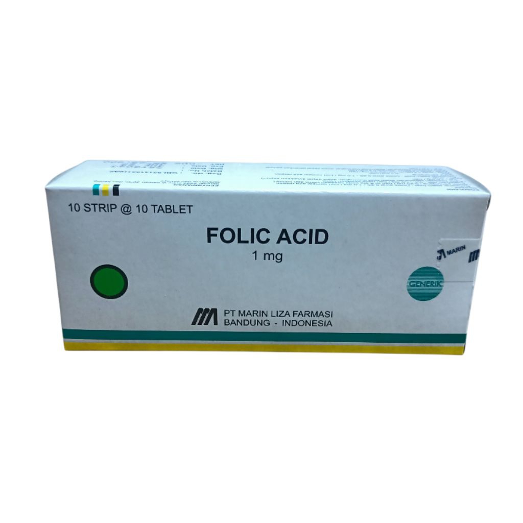 folic acid 1mg per box