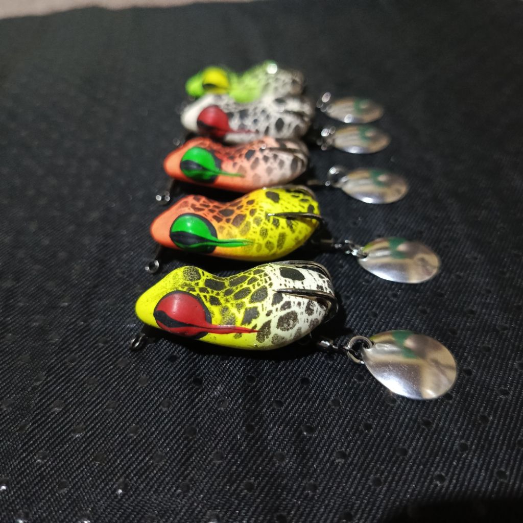 soft frog 3,7 cm berat 4,5 gram umpan casting