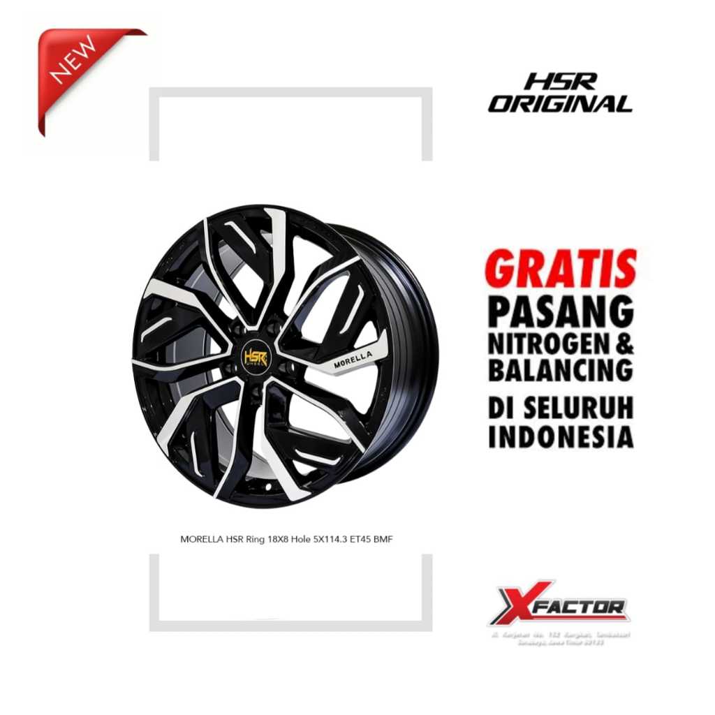 VELG MOBIL R18 HSR R18 MORELLA R18X8 H 5X114,3 ET45