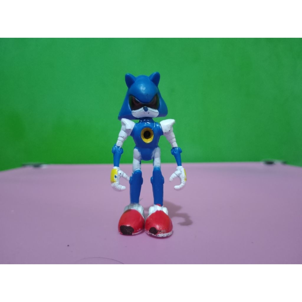 Figure SONIC THE HEDGEHOG - METAL SONIC - Murah Retro Vintage Rare Koleksi Mainan Anak Anak Nostalgi