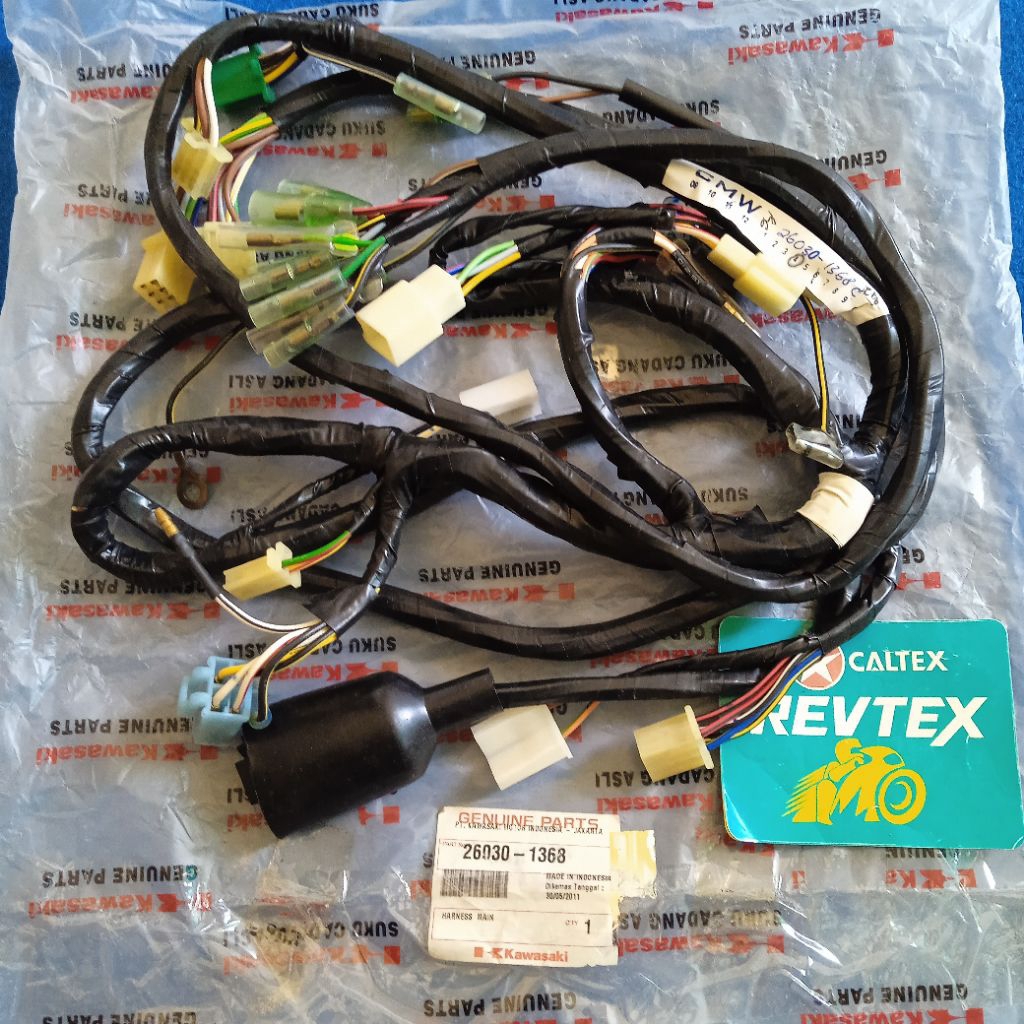 kabel body kabel bodi Kawasaki Kaze Kaze R lama old original ori Kawasaki genuine part 26030-1368
