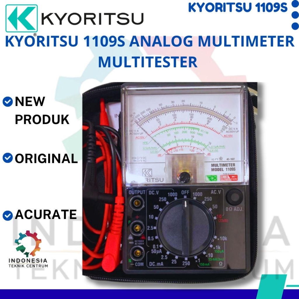 Kyoritsu 1109S analog Multimeter multitester