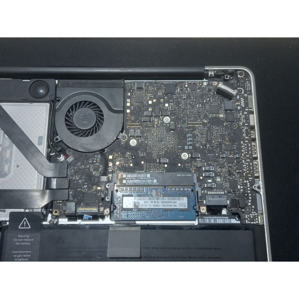logicboard macbook pro 13inch 2012 a1278 normal