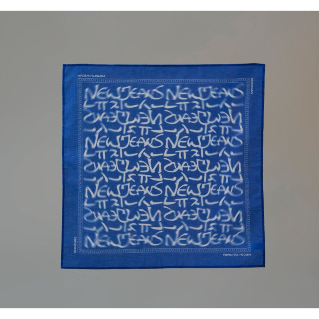 NewJeans x Hiroshi Fujiwara Coller bandana