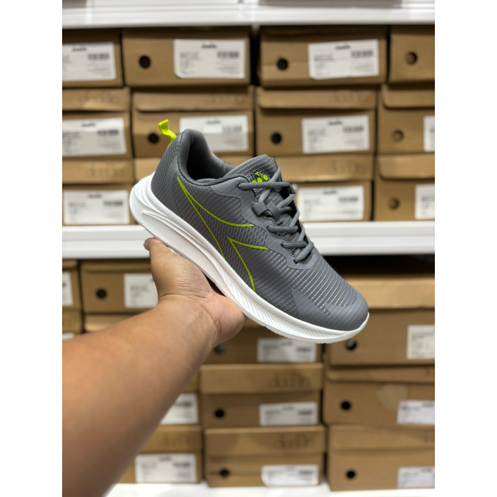 SEPATU RUNNING PRIA DIADORA MANSIDE GREY DIAX24F1201D ORIGINAL BNIB SHOES