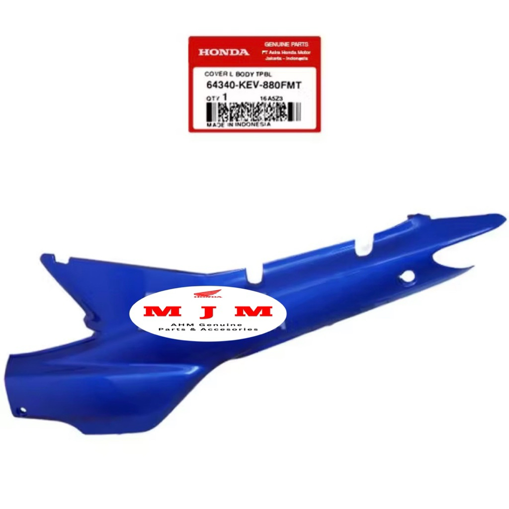 64340-KEV-880FMT Cover Body Kiri SupraX 100 Fit Lama Biru Tua