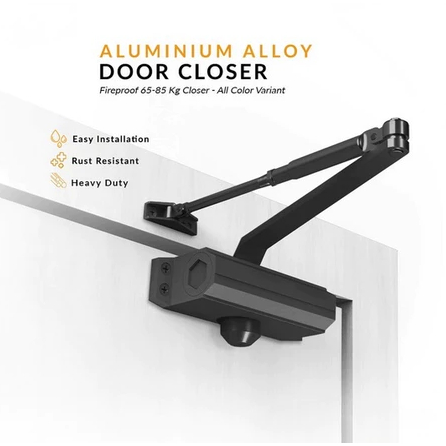 Penahan Penutup Pintu Otomatis Door Closer Hidrolik Bantalan Pelindung Pintu Kantor Kamar Premium