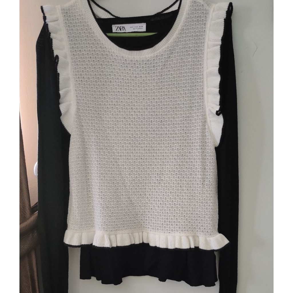 Preloved One set Zara knit