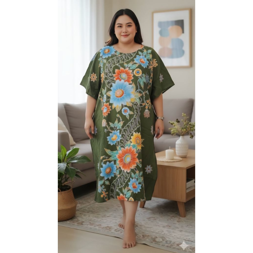 Daster KALONG Batik KENCANA UNGU Ori | Daster Lowo JUMBO Asli KU