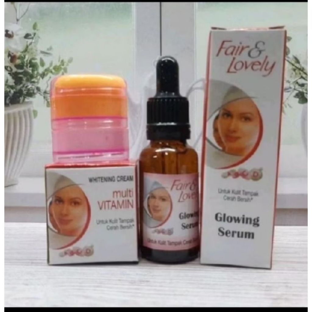 Paket 3in1 Cream Fair&Lovely Dan Serum Fair& Lovely