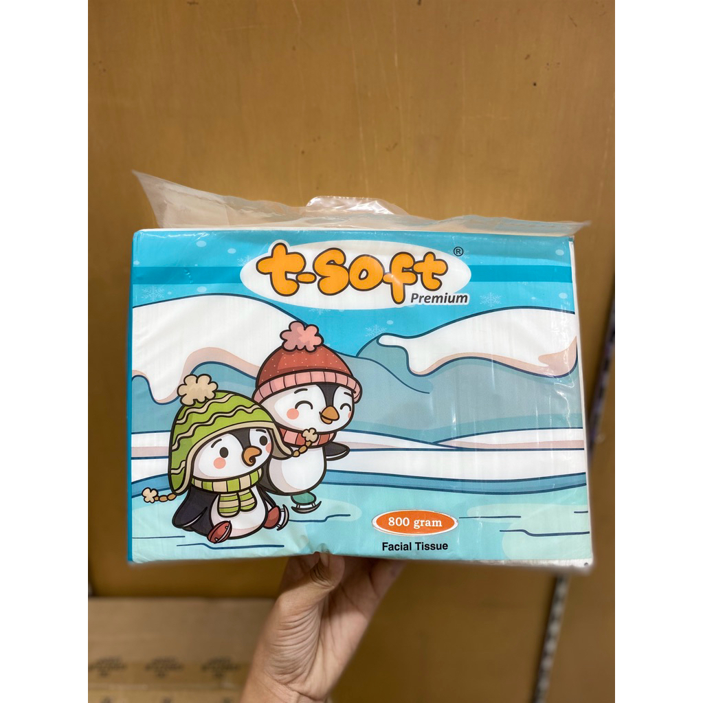 T-Soft Premium Facial Tissue 800gram