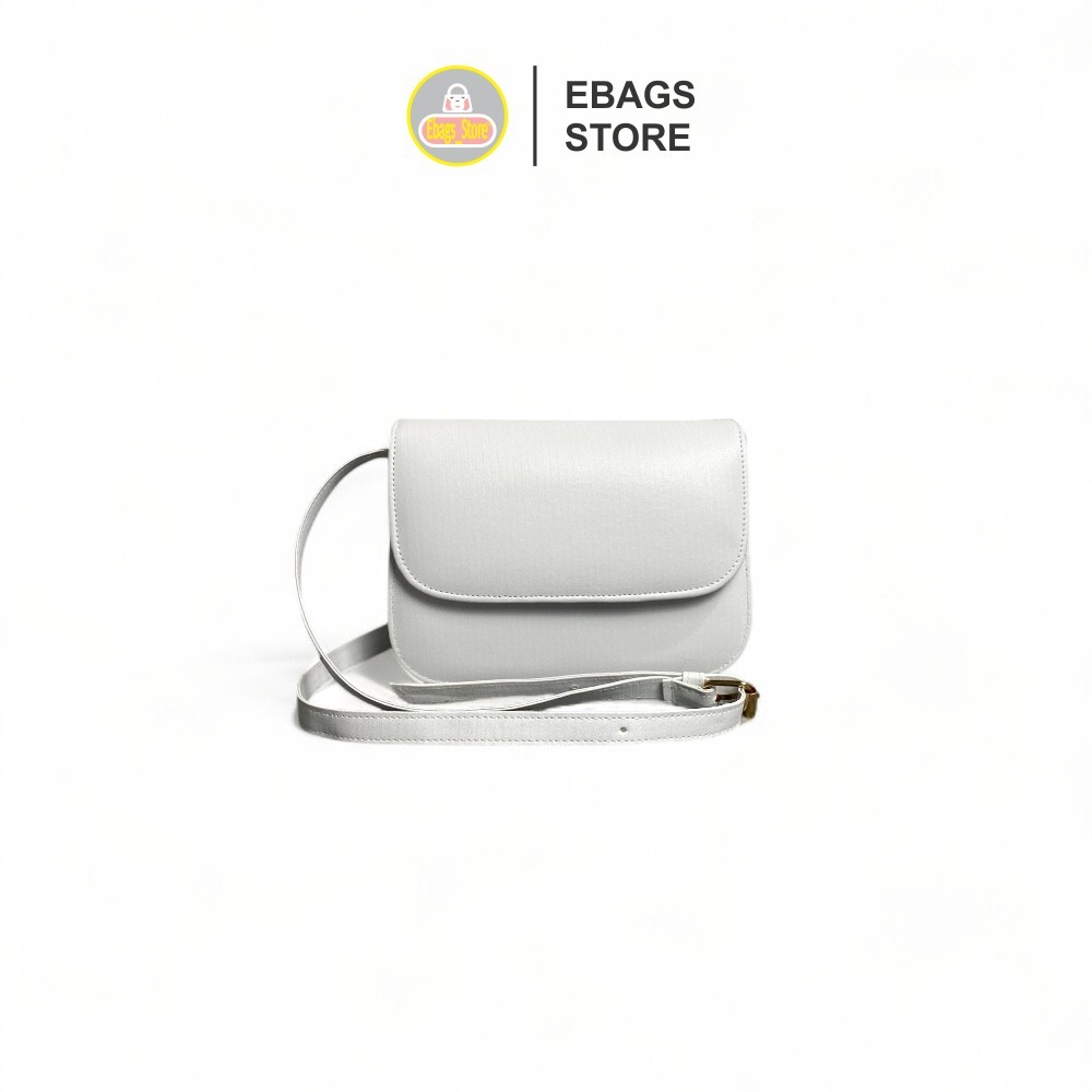 Tas selempang wanita warna putih simple elegan slingbag slingbag wanita perempuan cewek anak muda si
