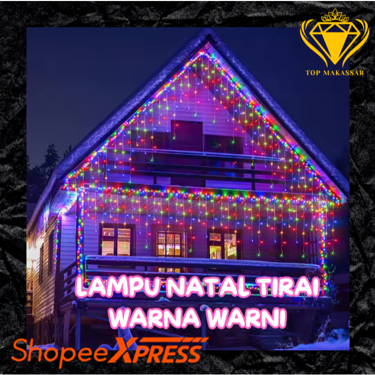 GAXINDO LAMPU NATAL TIRAI RGB