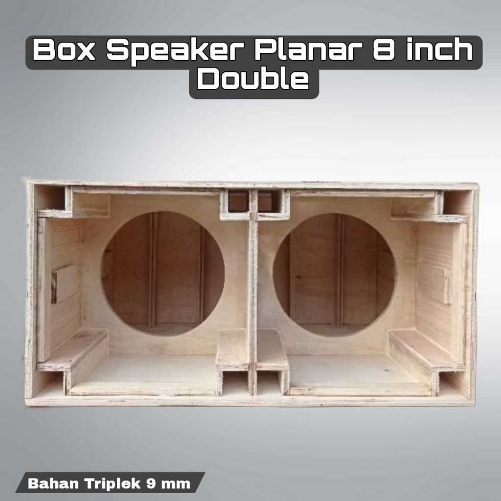 Box PLANAR 8 inch Dobel // Box Speaker Planar 8 inch Dobel